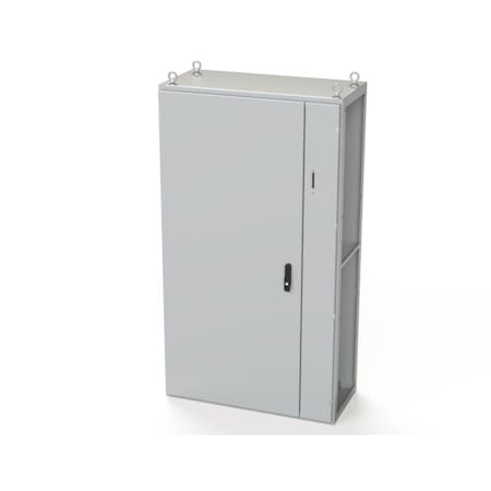 Saginaw Control & Engineering 3 Point Latch with Coinproof/Padlocking Swing Handle Electrical Enclosures, 70.87 in H, 18 in D SCE-SD181005LG